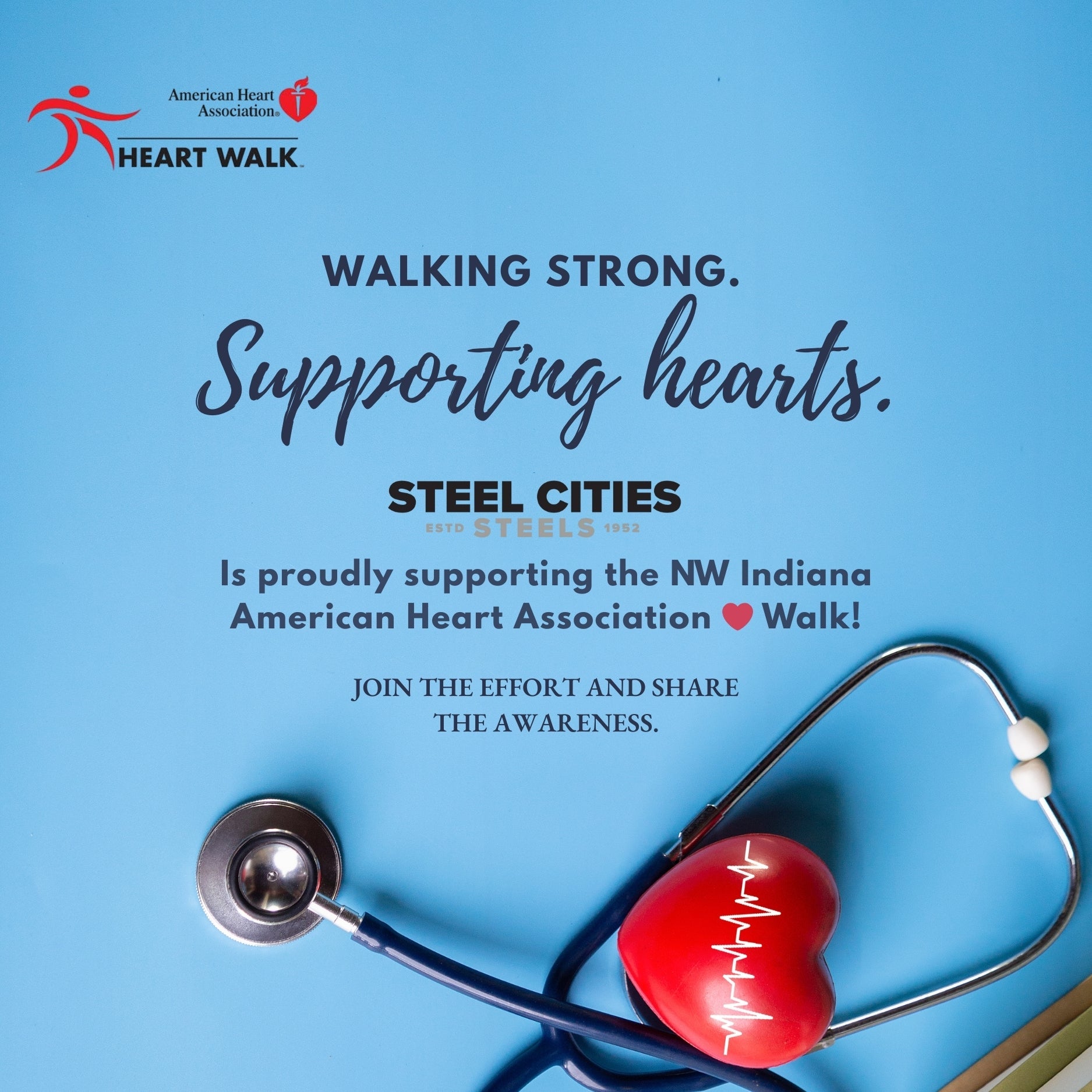 Walking Strong. Supporting Hearts.